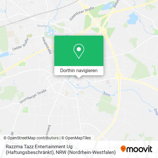 Razzma Tazz Entertainment Ug (Haftungsbeschränkt) Karte