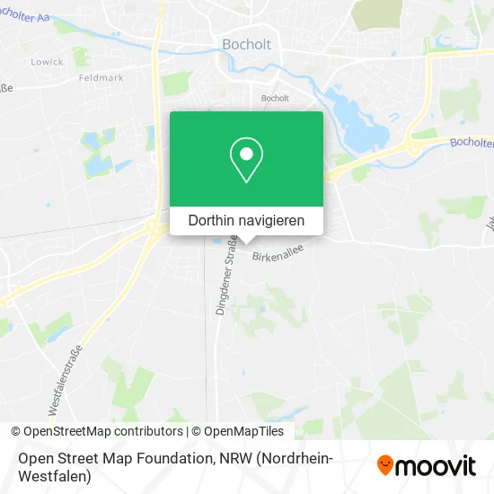 Open Street Map Foundation Karte