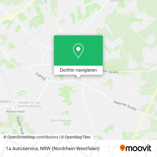 1a Autoservice Karte