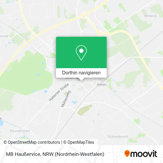MB Haußervice Karte
