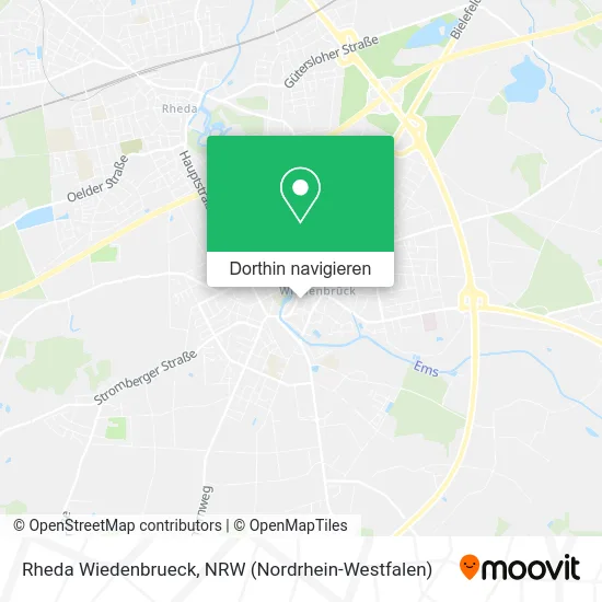 Rheda Wiedenbrueck Karte