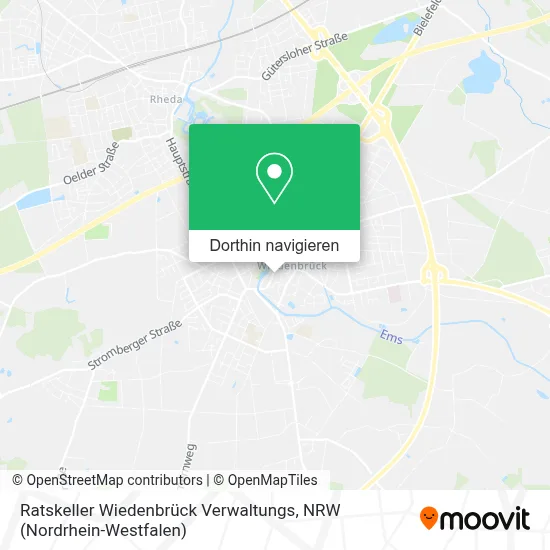 Ratskeller Wiedenbrück Verwaltungs Karte