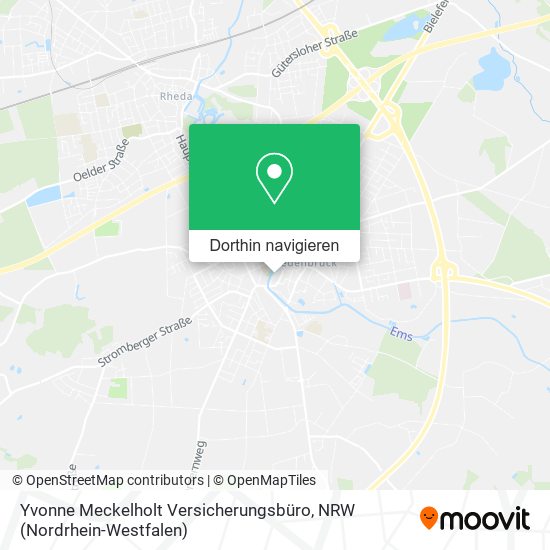 Yvonne Meckelholt Versicherungsbüro Karte