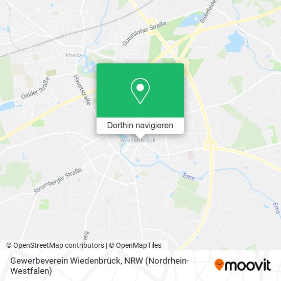 Gewerbeverein Wiedenbrück Karte