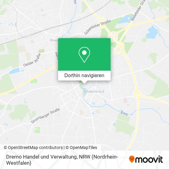 Dremo Handel und Verwaltung Karte