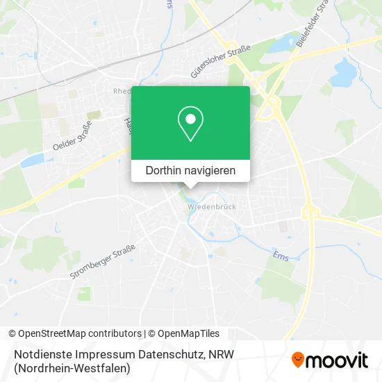 Notdienste Impressum Datenschutz Karte
