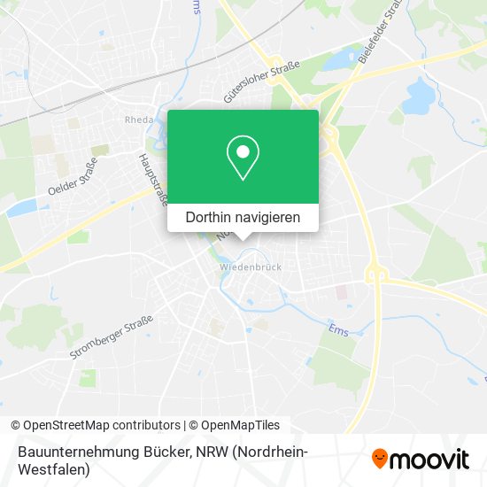 Bauunternehmung Bücker Karte