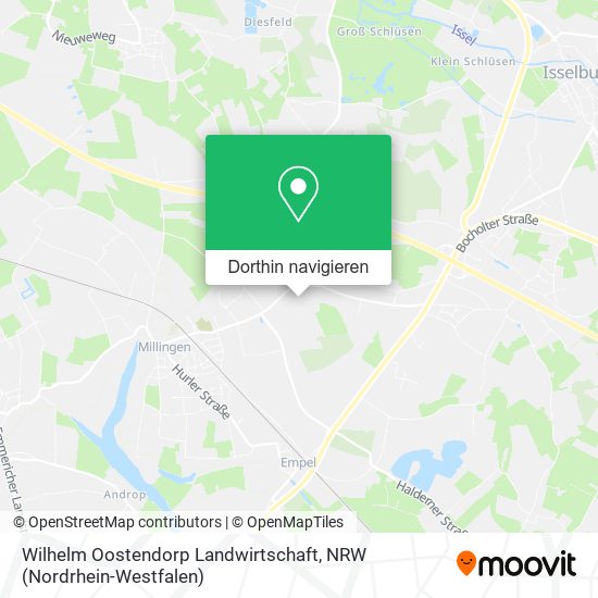 Wilhelm Oostendorp Landwirtschaft Karte