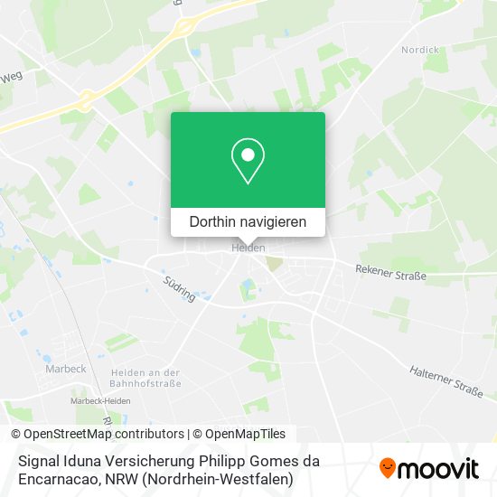 Signal Iduna Versicherung Philipp Gomes da Encarnacao Karte