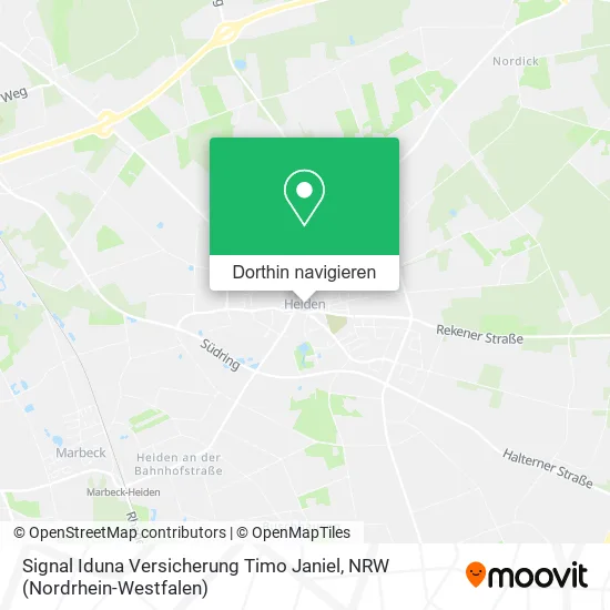 Signal Iduna Versicherung Timo Janiel Karte