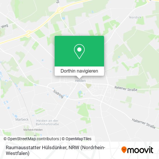 Raumausstatter Hülsdünker Karte