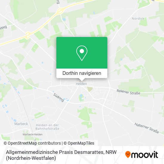 Allgemeinmedizinische Praxis Desmarattes Karte