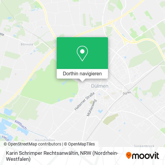 Karin Schrimper Rechtsanwältin Karte