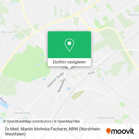 Dr.Med. Martin Mohnke Facharzt Karte