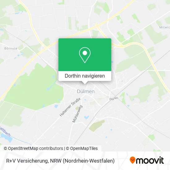 R+V Versicherung Karte