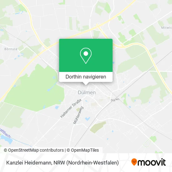 Kanzlei Heidemann Karte