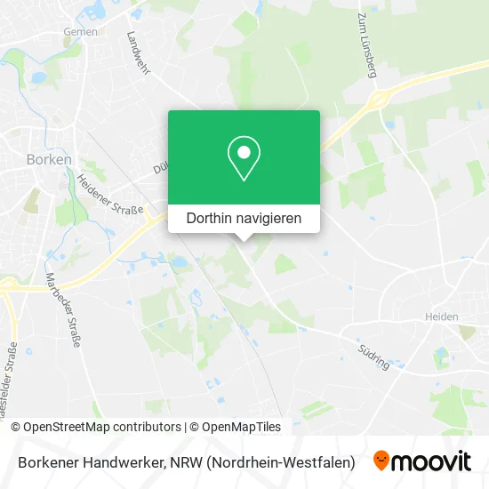 Borkener Handwerker Karte