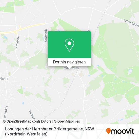 Losungen der Herrnhuter Brüdergemeine Karte
