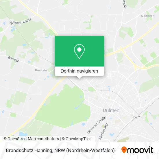 Brandschutz Hanning Karte