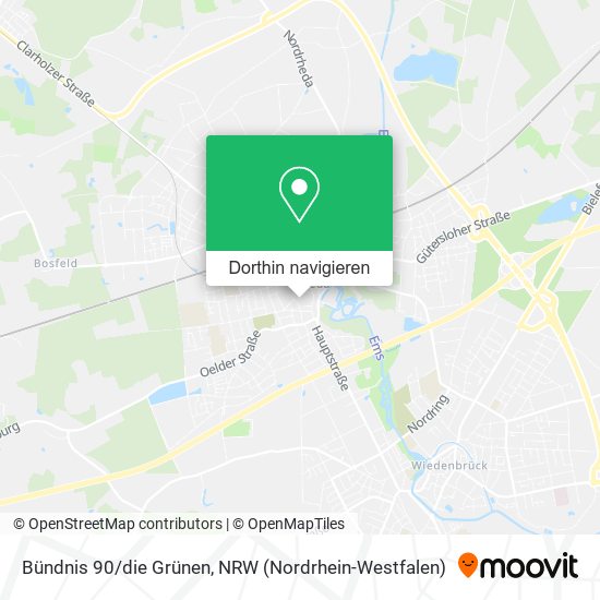 Bündnis 90/die Grünen Karte