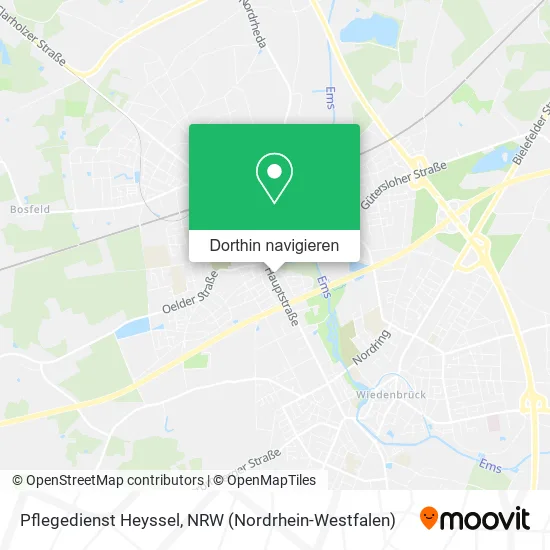 Pflegedienst Heyssel Karte