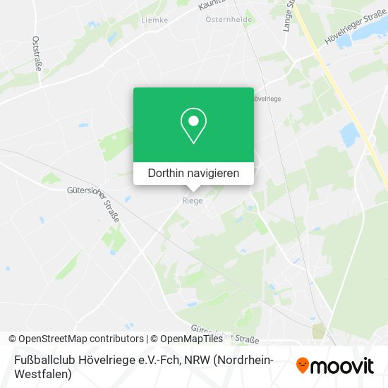 Fußballclub Hövelriege e.V.-Fch Karte
