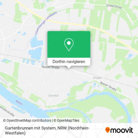 Gartenbrunnen mit System Karte