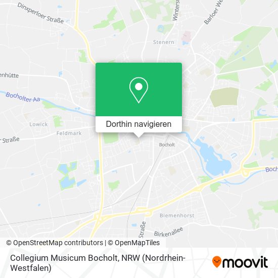 Collegium Musicum Bocholt Karte