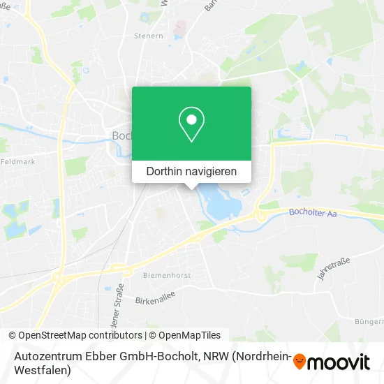 Autozentrum Ebber GmbH-Bocholt Karte