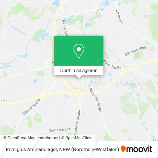 Remigius Amelandlager Karte