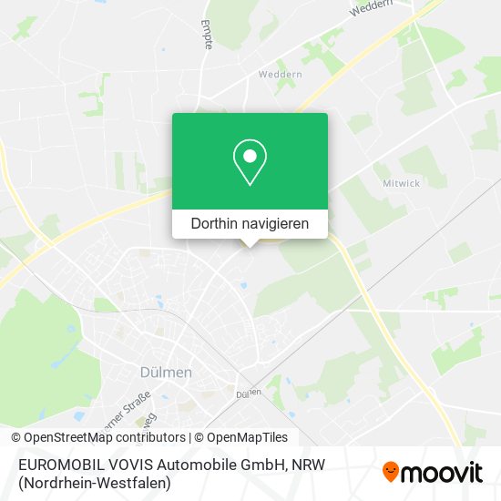 EUROMOBIL VOVIS Automobile GmbH Karte