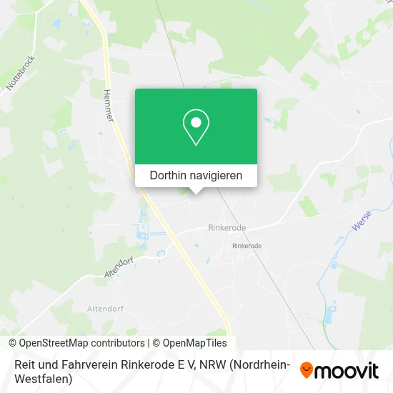 Reit und Fahrverein Rinkerode E V Karte