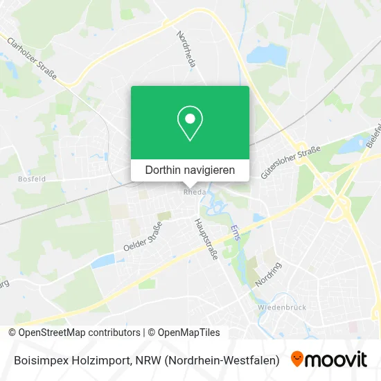Boisimpex Holzimport Karte