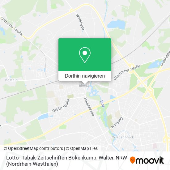 Lotto- Tabak-Zeitschriften Bökenkamp, Walter Karte