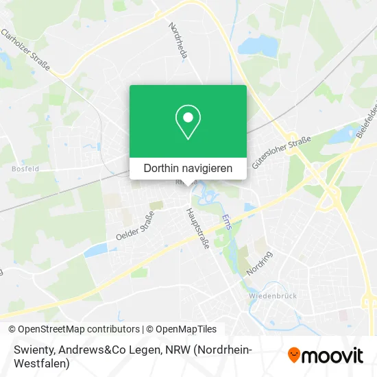 Swienty, Andrews&Co Legen Karte