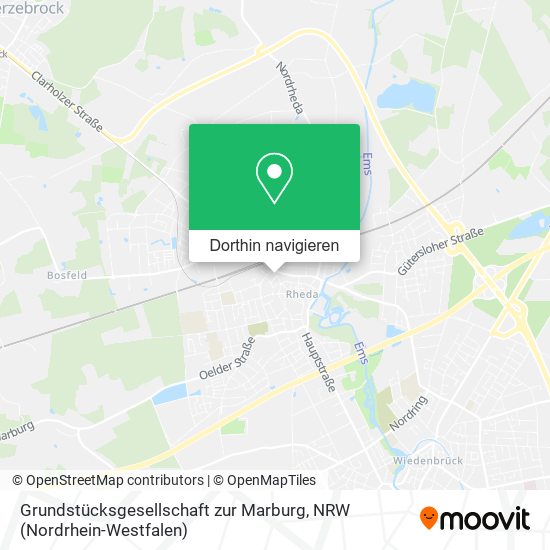 Grundstücksgesellschaft zur Marburg Karte
