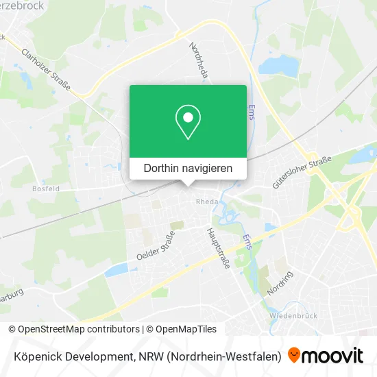 Köpenick Development Karte