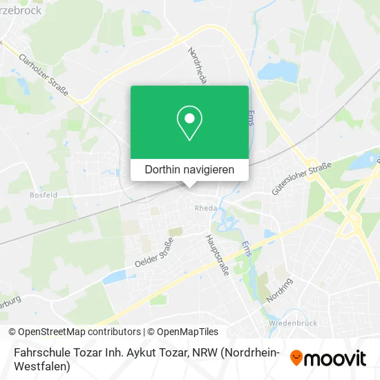 Fahrschule Tozar Inh. Aykut Tozar Karte