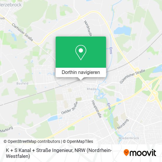 K + S Kanal + Straße Ingenieur Karte