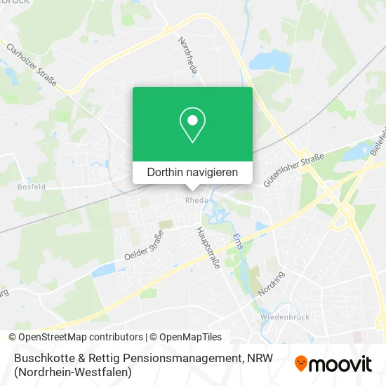 Buschkotte & Rettig Pensionsmanagement Karte