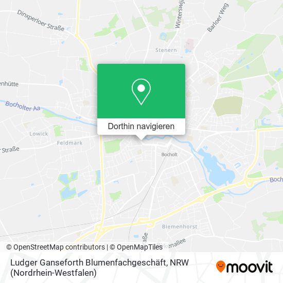 Ludger Ganseforth Blumenfachgeschäft Karte