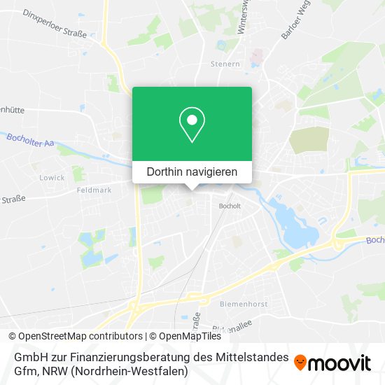 GmbH zur Finanzierungsberatung des Mittelstandes Gfm Karte