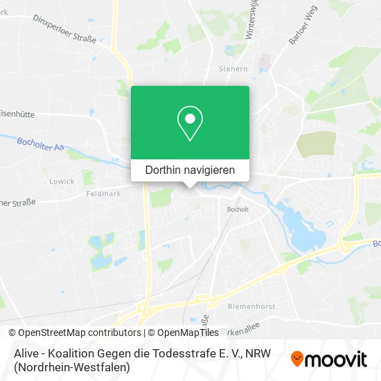 Alive - Koalition Gegen die Todesstrafe E. V. Karte