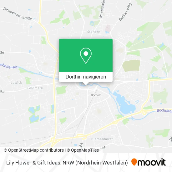 Lily Flower & Gift Ideas Karte