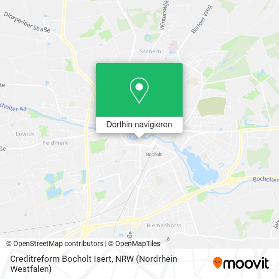 Creditreform Bocholt Isert Karte