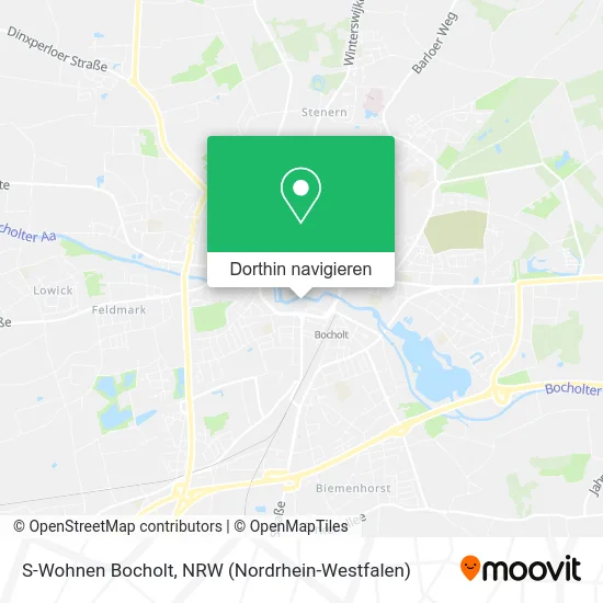 S-Wohnen Bocholt Karte