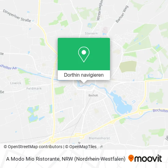 A Modo Mio Ristorante Karte