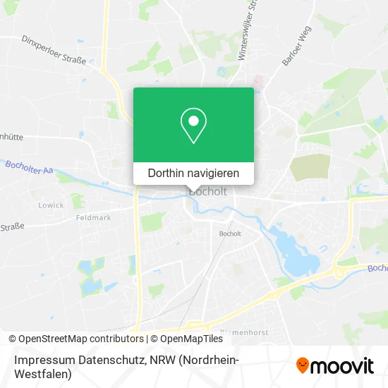 Impressum Datenschutz Karte