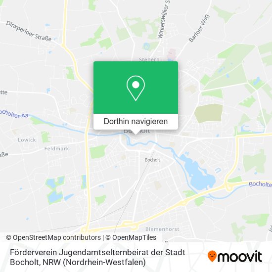 Förderverein Jugendamtselternbeirat der Stadt Bocholt Karte