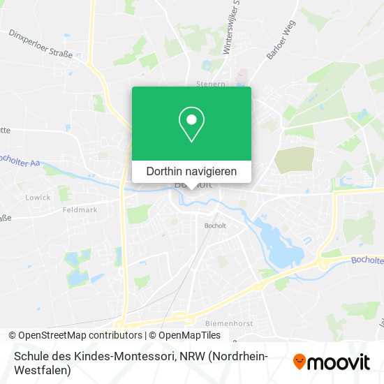Schule des Kindes-Montessori Karte